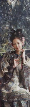 Artworks in 150 Subjects Painting - a beauty in Nanjing 2 Chinese girl